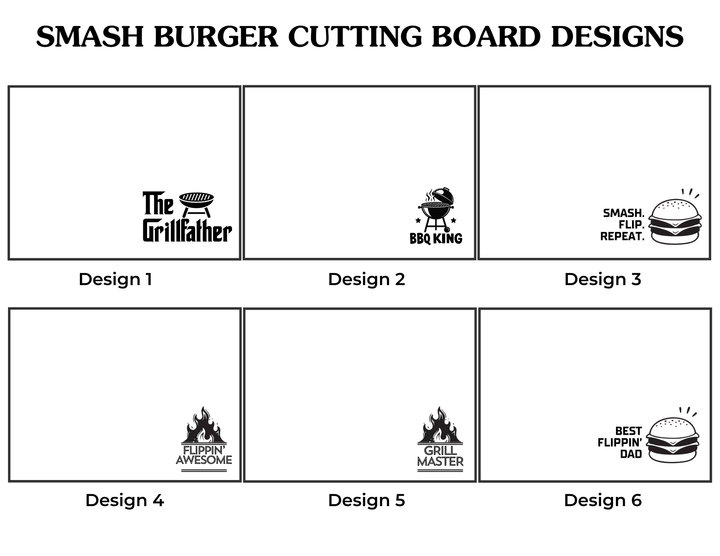 CUSTOM SMASH BURGER SET | PERSONALIZED BBQ GRILL ACCESSORIES | ENGRAVED Groomsmen & FATHER'S DAY GIFT
