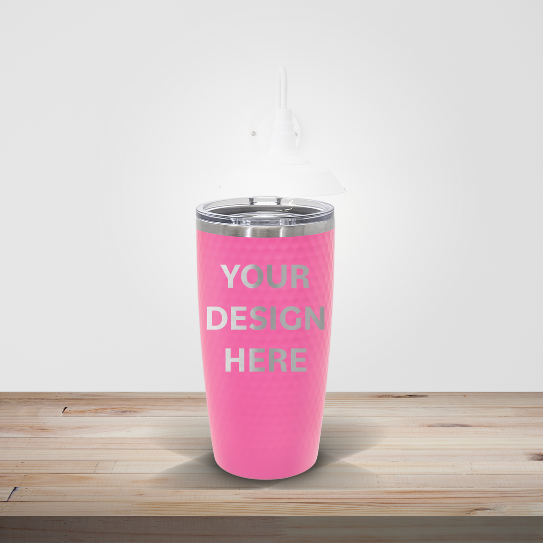 PERSONALIZED DRINKWARE | CUSTOM ENGRAVED GOLF TUMBLER 20OZ