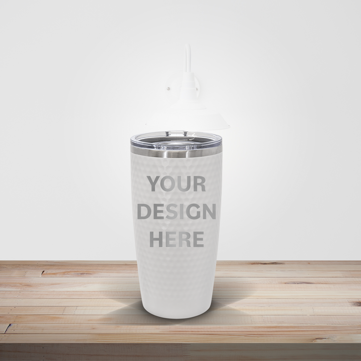 PERSONALIZED DRINKWARE | CUSTOM ENGRAVED GOLF TUMBLER 20OZ