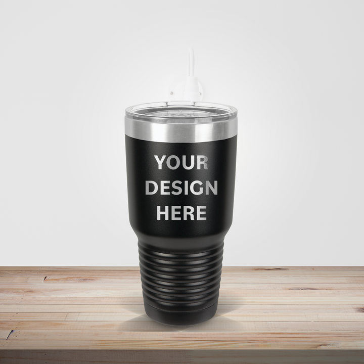 PERSONALIZED DRINKWARE | CUSTOM ENGRAVED TUMBLER 30OZ