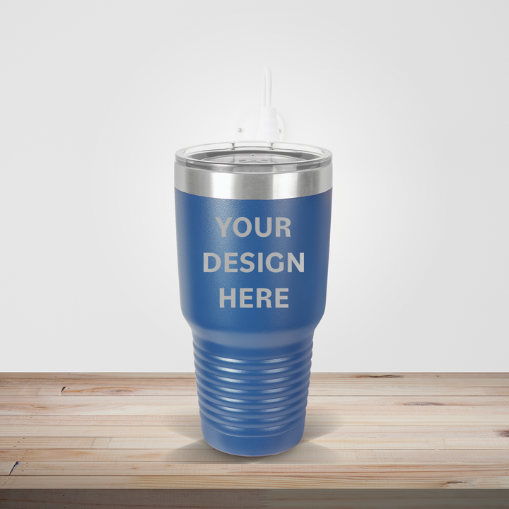PERSONALIZED DRINKWARE | CUSTOM ENGRAVED TUMBLER 30OZ