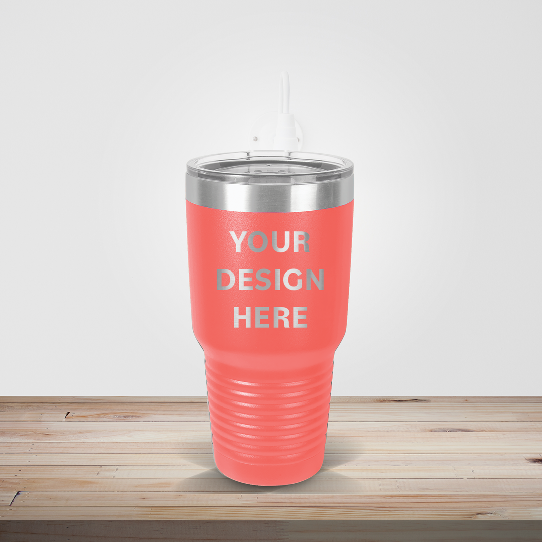 PERSONALIZED DRINKWARE | CUSTOM ENGRAVED TUMBLER 30OZ