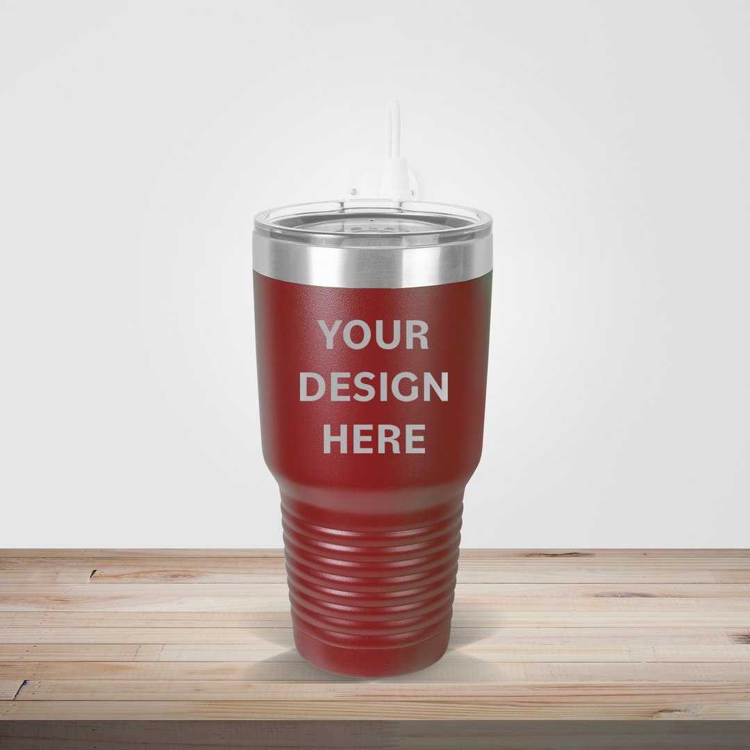 PERSONALIZED DRINKWARE | CUSTOM ENGRAVED TUMBLER 30OZ