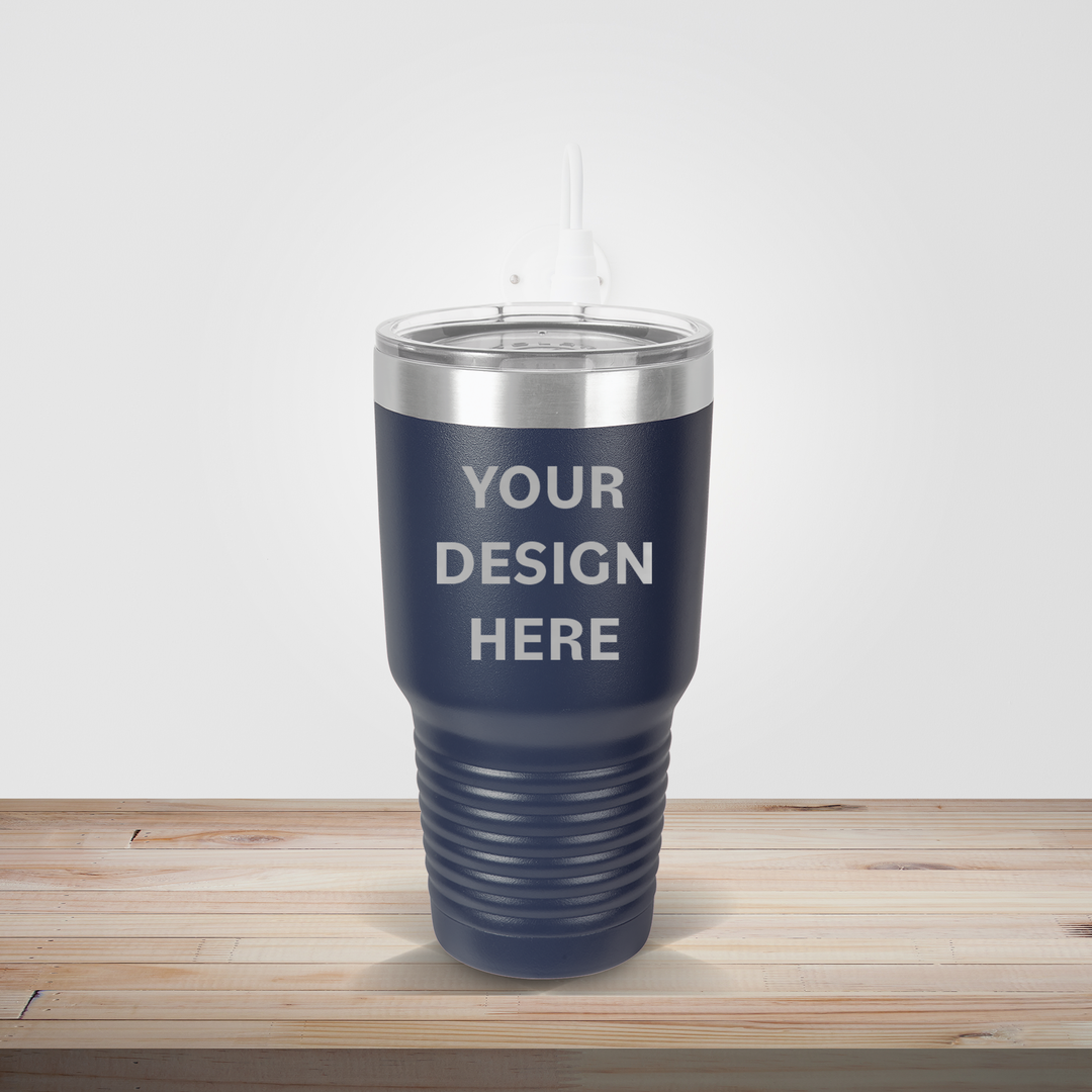 PERSONALIZED DRINKWARE | CUSTOM ENGRAVED TUMBLER 30OZ