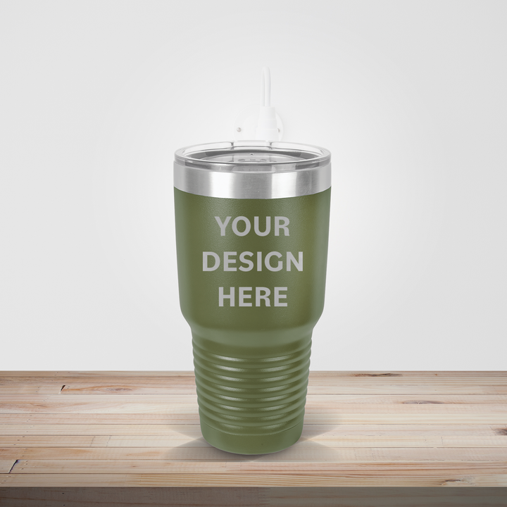 PERSONALIZED DRINKWARE | CUSTOM ENGRAVED TUMBLER 30OZ