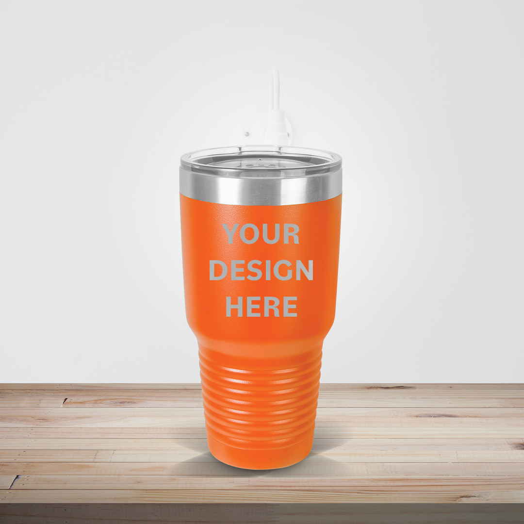 PERSONALIZED DRINKWARE | CUSTOM ENGRAVED TUMBLER 30OZ