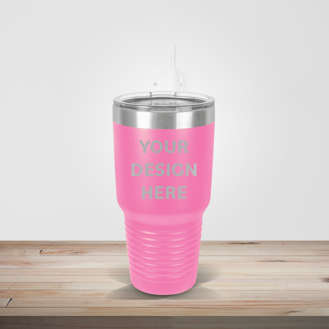 PERSONALIZED DRINKWARE | CUSTOM ENGRAVED TUMBLER 30OZ