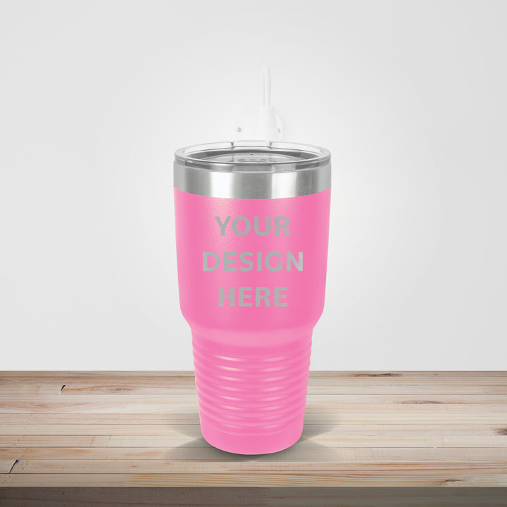 PERSONALIZED DRINKWARE | CUSTOM ENGRAVED TUMBLER 30OZ
