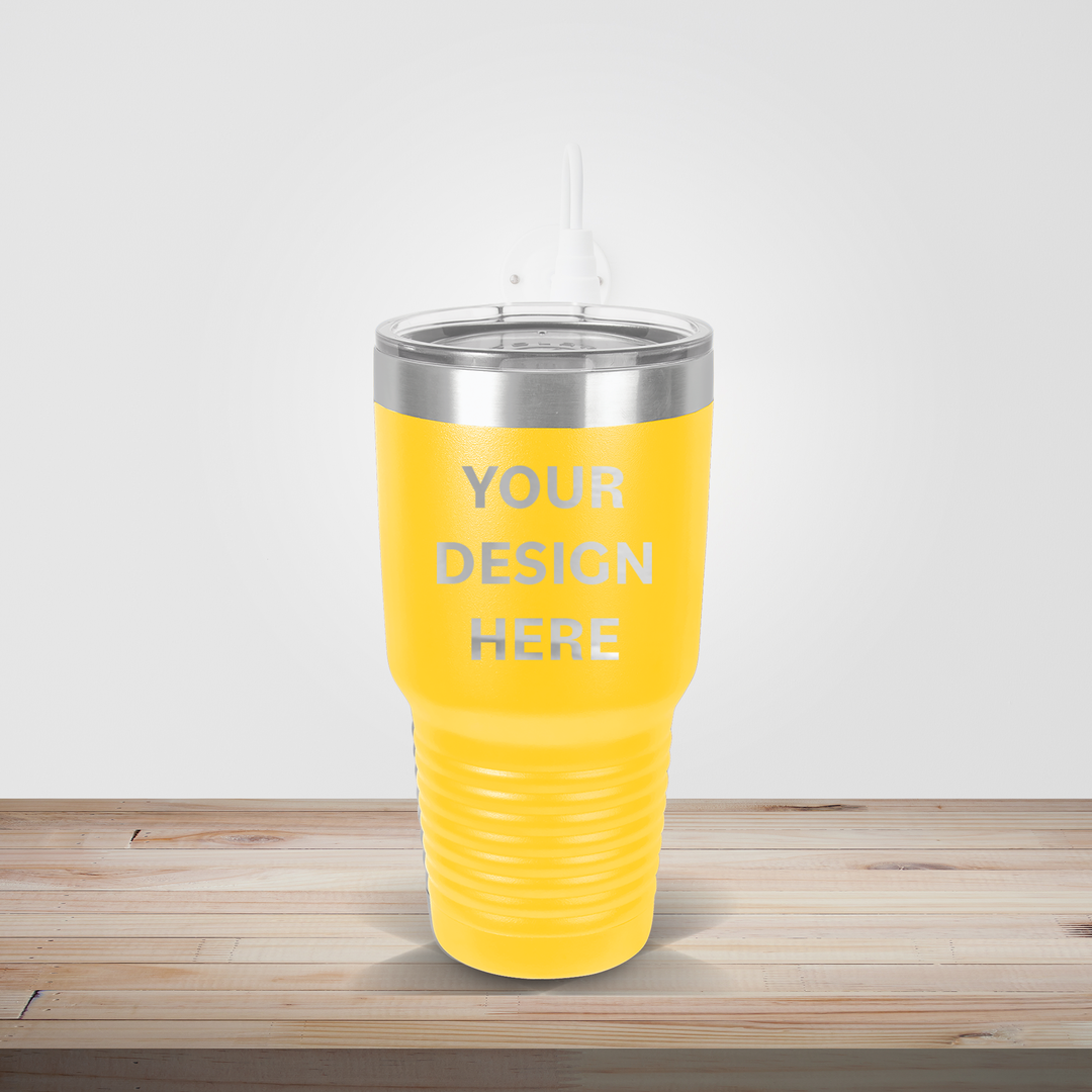 PERSONALIZED DRINKWARE | CUSTOM ENGRAVED TUMBLER 30OZ