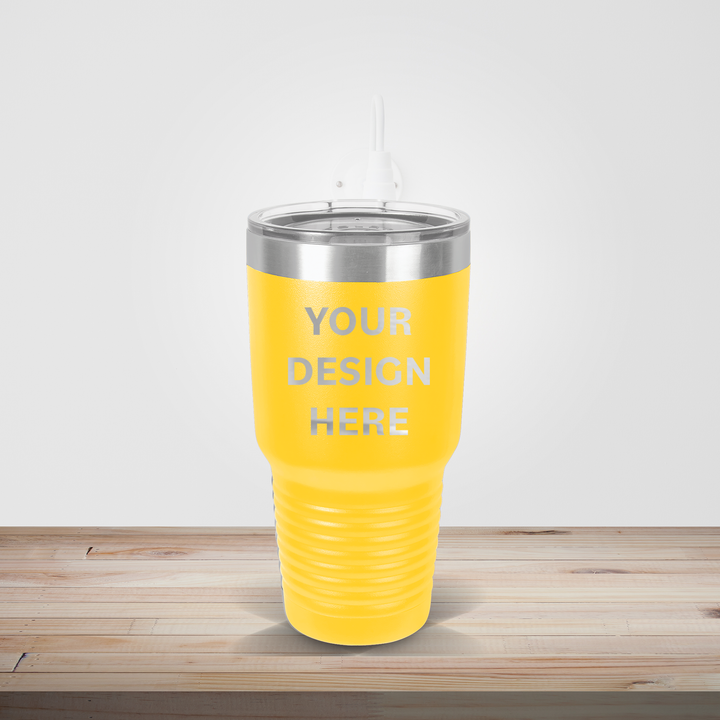 PERSONALIZED DRINKWARE | CUSTOM ENGRAVED TUMBLER 30OZ