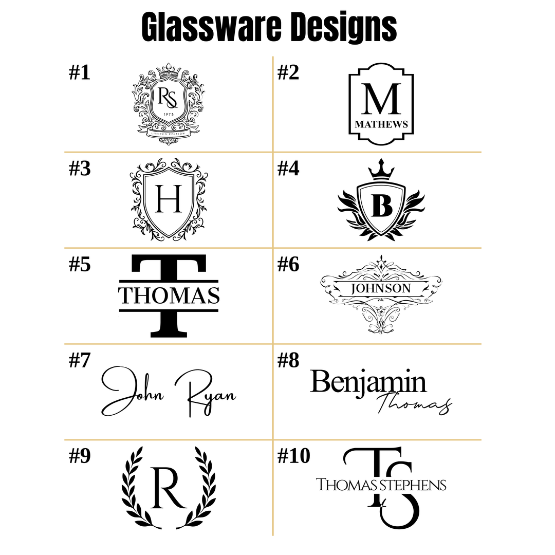 CUSTOM DECANTER + ROCKS GLASSES + BOX