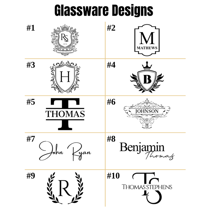 CUSTOM DECANTER + ROCKS GLASSES + BOX