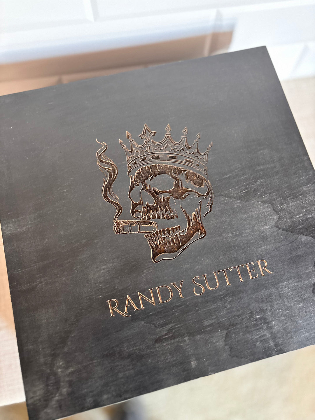 CUSTOM DECANTER + ROCKS GLASSES + BOX