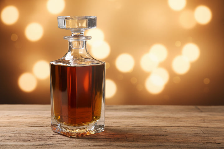 CUSTOM DECANTER + ROCKS GLASSES + BOX