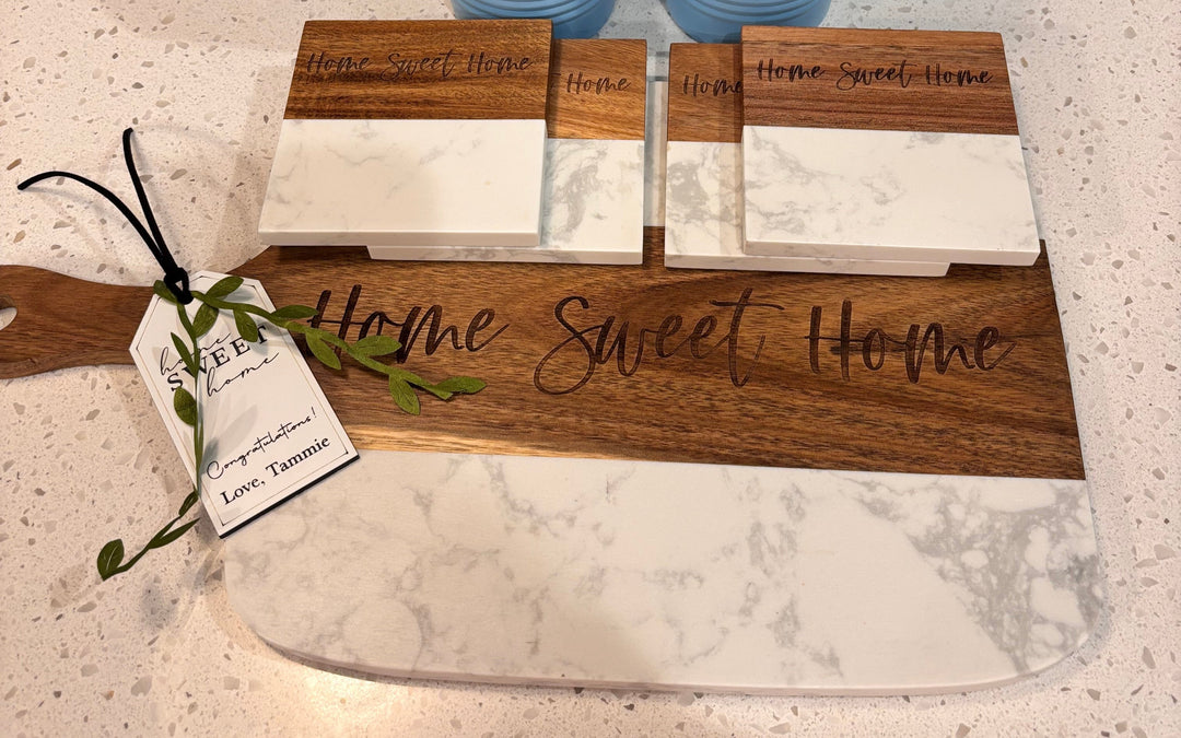 CUSTOM CLOSING GIFT SET | SIGNATURE PLUS CHARCUTERIE BOARD SET