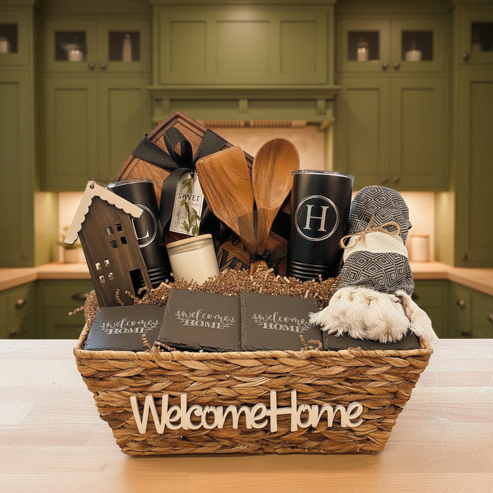 CUSTOM CLOSING GIFT BASKET | HERITAGE CHARCUTERIE BOARD GIFT BUNDLE