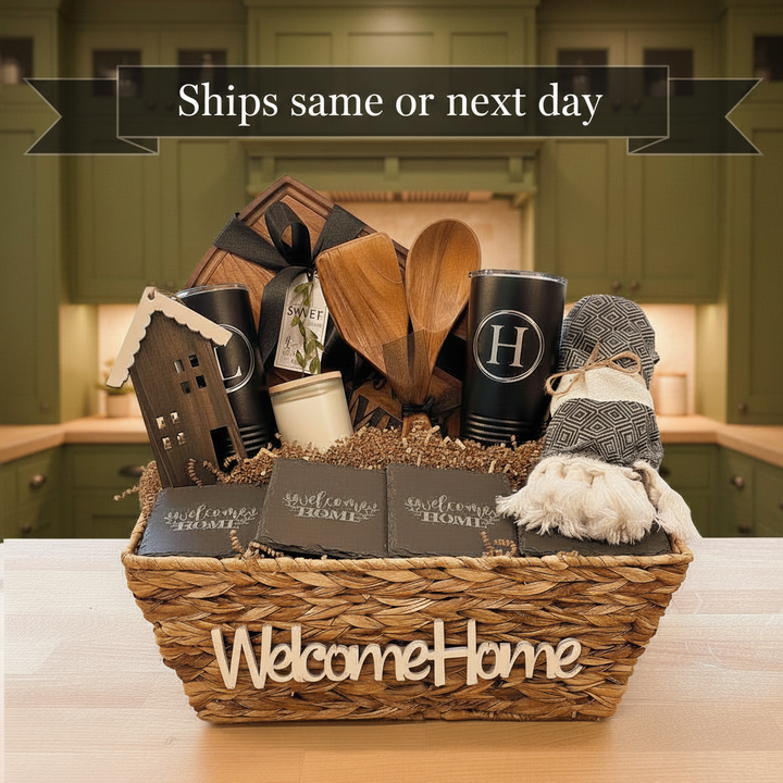 CUSTOM CLOSING GIFT BASKET | HERITAGE CHARCUTERIE BOARD GIFT BUNDLE