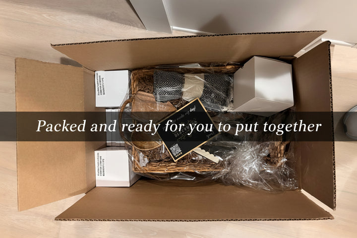 PERSONALIZED GIFT BASKET | HERITAGE CHARCUTERIE BOARD GIFT SET BUNDLE