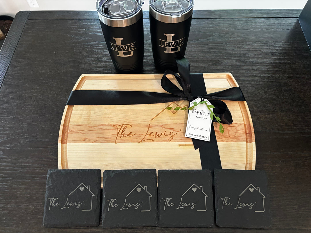 CUSTOM CLOSING GIFT BASKET | LEGACY CHARCUTERIE BOARD GIFT BUNDLE