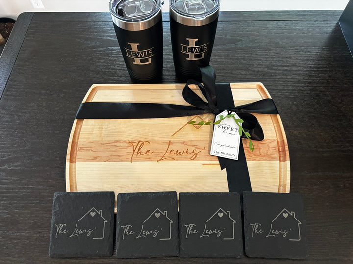 CUSTOM CLOSING GIFT BASKET | LEGACY CHARCUTERIE BOARD GIFT BUNDLE