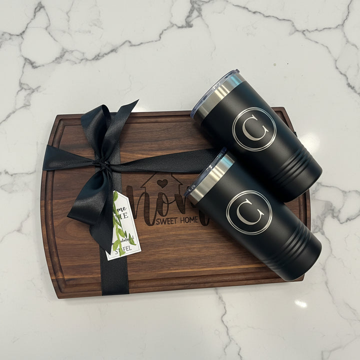CUSTOM CLOSING GIFT BASKET | HERITAGE CHARCUTERIE BOARD GIFT BUNDLE