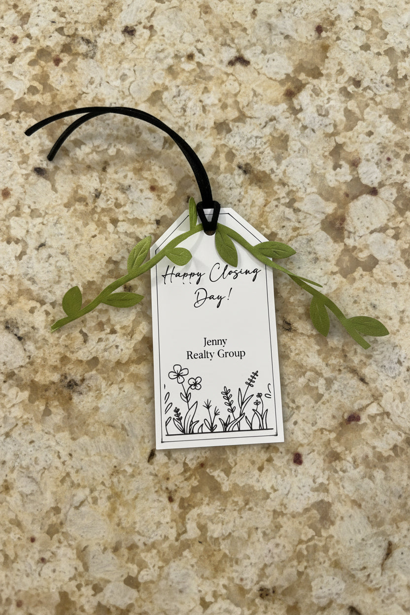 CUSTOM GIFT TAG + GREENERY - ADD ON TO ANY GIFT