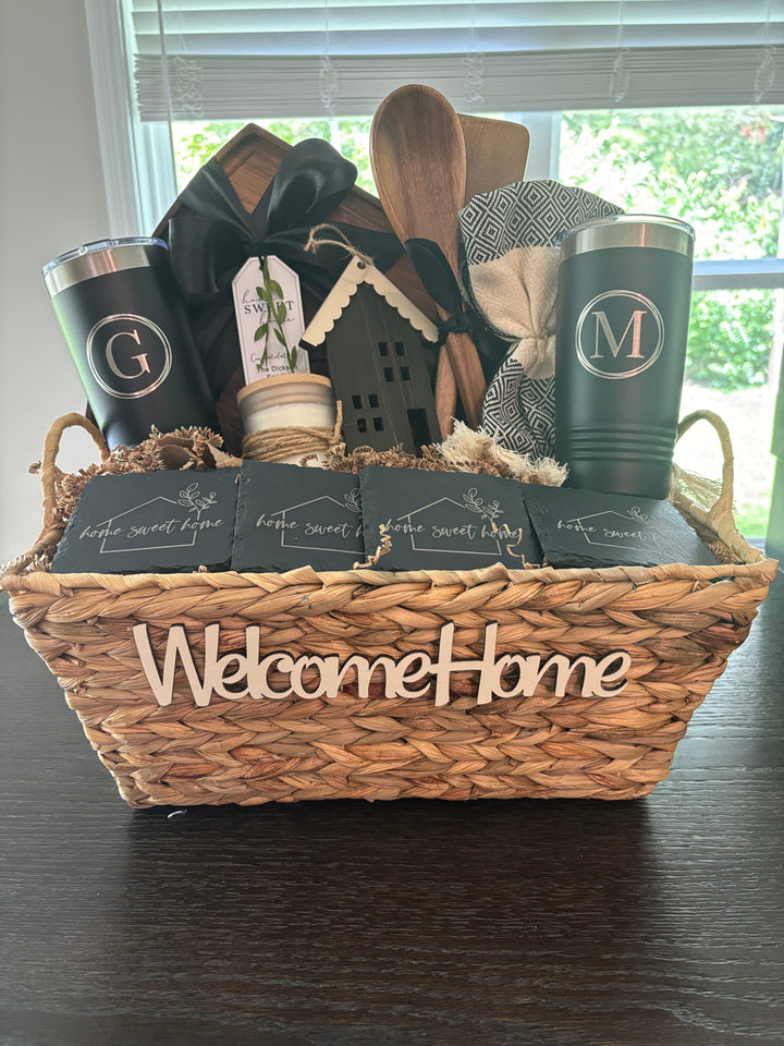 CUSTOM CLOSING GIFT BASKET | HERITAGE CHARCUTERIE BOARD GIFT BUNDLE