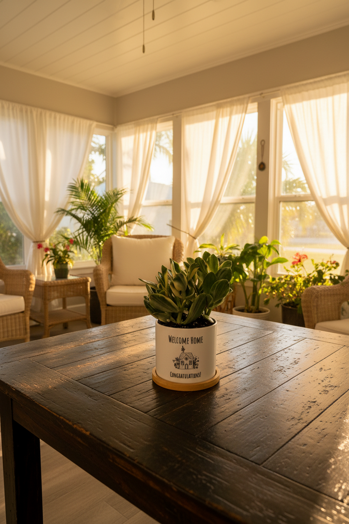 Housewarming Gift First Home New Homeowner Realtor Closing Gift House Warming Planter new home First Home Moving Away