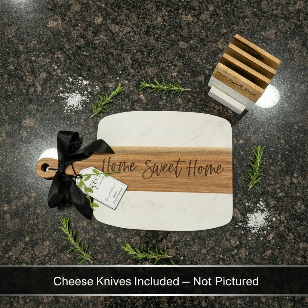 CUSTOM CLOSING GIFT SET | SIGNATURE PLUS CHARCUTERIE BOARD SET