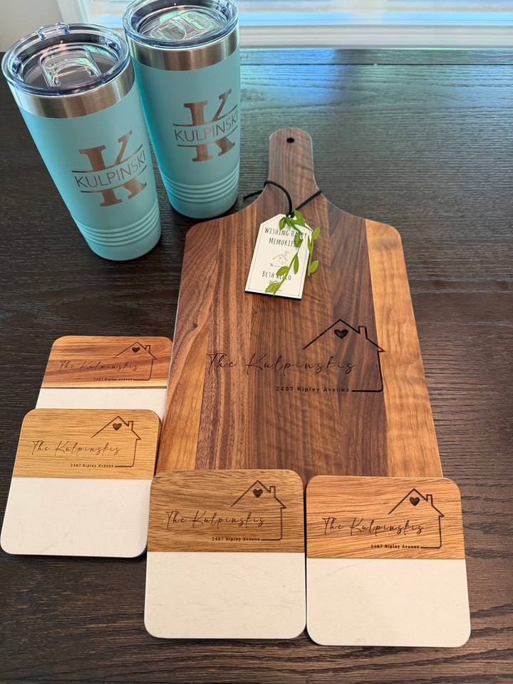CUSTOM CLOSING GIFT BASKET | LEGACY CHARCUTERIE BOARD GIFT BUNDLE