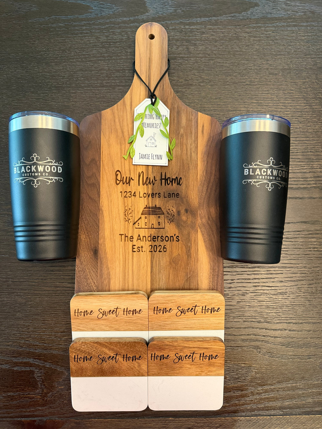 CUSTOM CLOSING GIFT BASKET | LEGACY CHARCUTERIE BOARD GIFT BUNDLE
