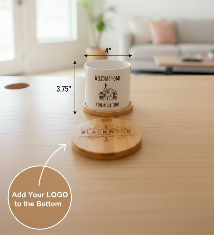 Housewarming Gift First Home New Homeowner Realtor Closing Gift House Warming Planter new home First Home Moving Away