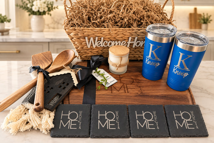 CUSTOM CLOSING GIFT BASKET | HERITAGE CHARCUTERIE BOARD GIFT BUNDLE