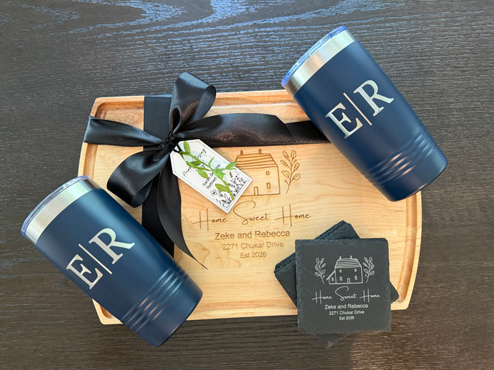 CUSTOM CLOSING GIFT BASKET | LEGACY CHARCUTERIE BOARD GIFT BUNDLE