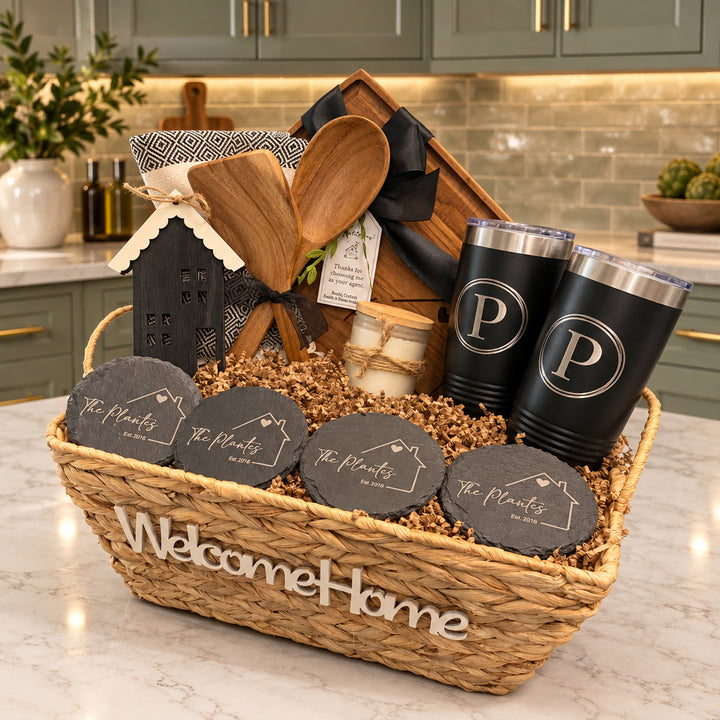 CUSTOM CLOSING GIFT BASKET | HERITAGE CHARCUTERIE BOARD GIFT BUNDLE