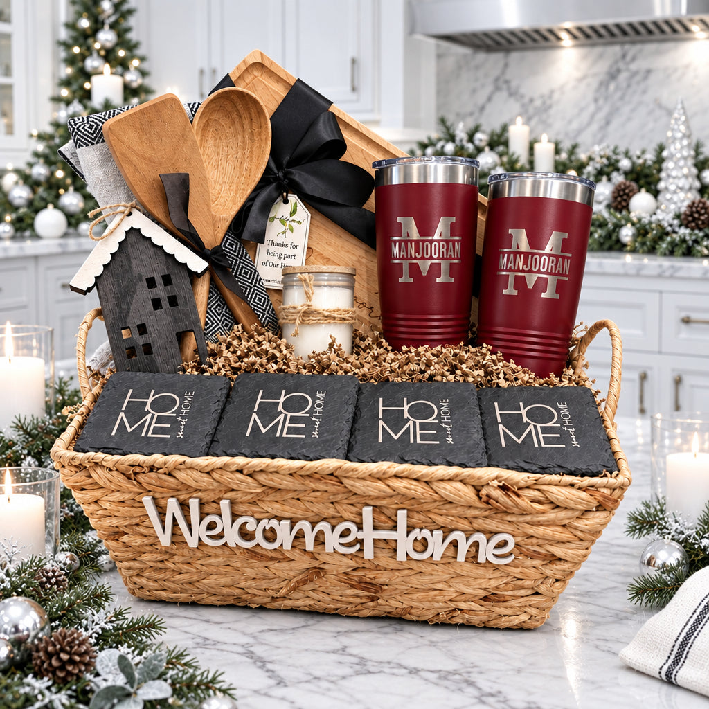 CUSTOM CLOSING GIFT BASKET | HERITAGE CHARCUTERIE BOARD GIFT BUNDLE