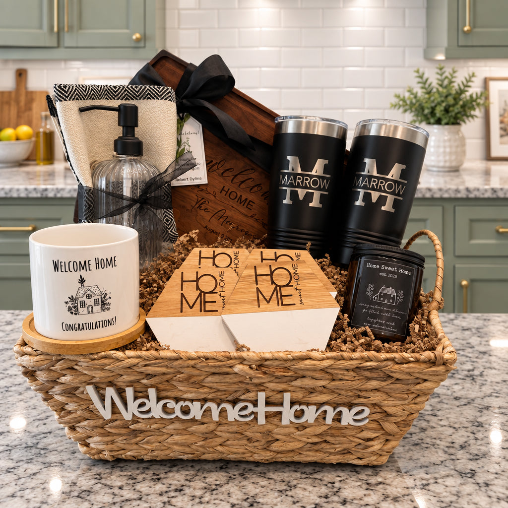 CUSTOM CLOSING GIFT BASKET | LEGACY CHARCUTERIE BOARD GIFT BUNDLE