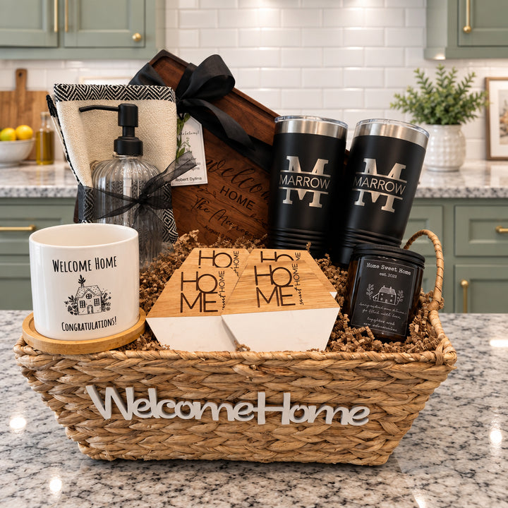 CUSTOM CLOSING GIFT BASKET | LEGACY CHARCUTERIE BOARD GIFT BUNDLE