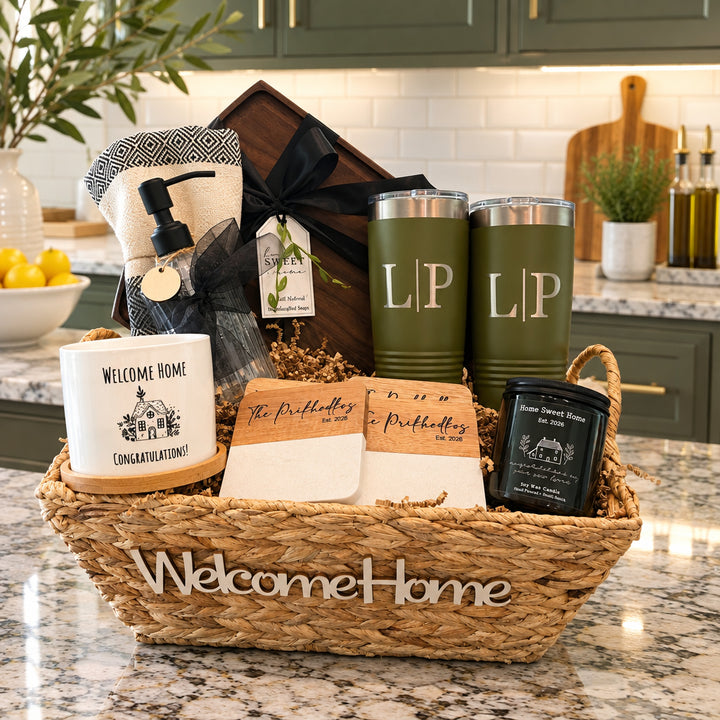 CUSTOM CLOSING GIFT BASKET | LEGACY CHARCUTERIE BOARD GIFT BUNDLE