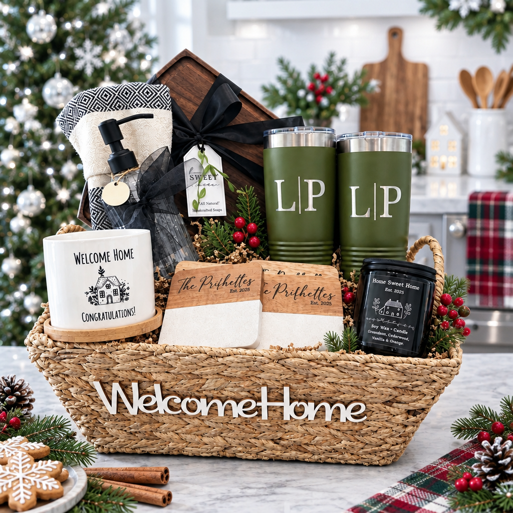 CUSTOM CLOSING GIFT BASKET | LEGACY CHARCUTERIE BOARD GIFT BUNDLE