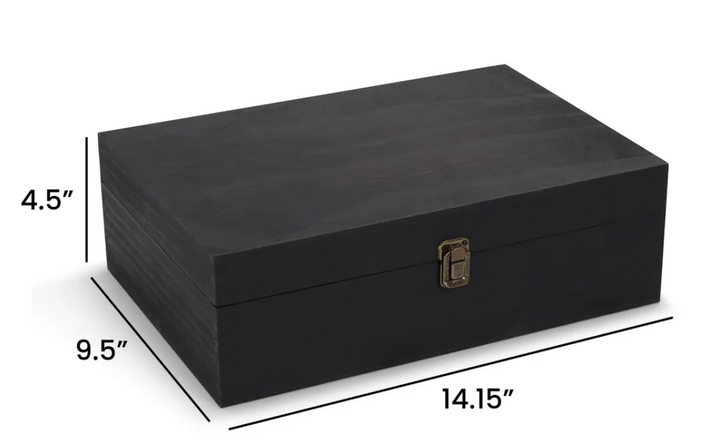 CUSTOM DECANTER + ROCKS GLASSES + BOX