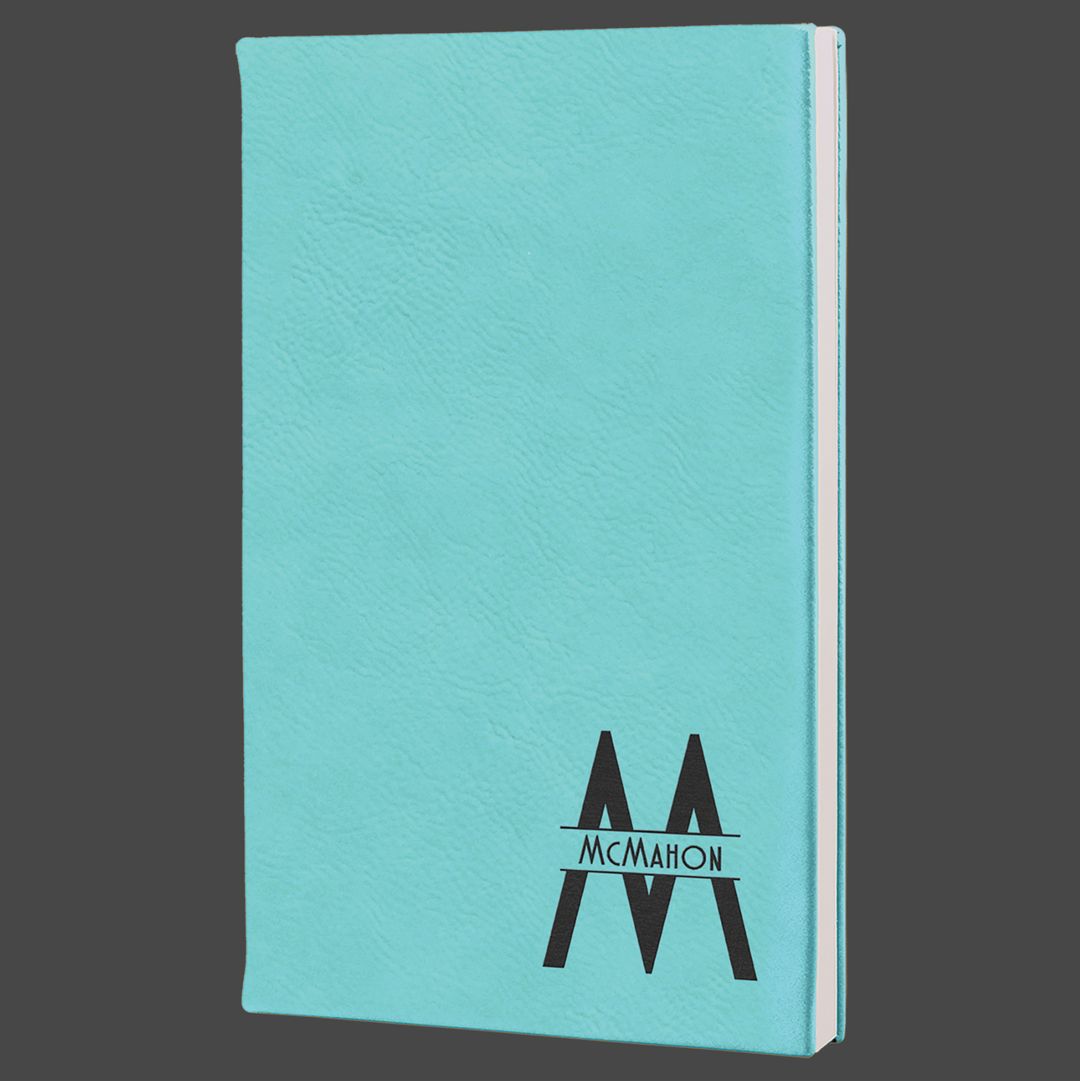BIRTH MONTH FLOWER JOURNAL | ESSENTIAL ENGRAVED LEATHERETTE NOTEBOOK