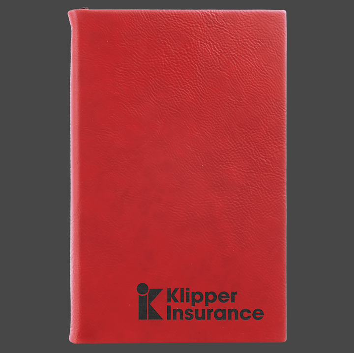 BIRTH MONTH FLOWER JOURNAL | ESSENTIAL ENGRAVED LEATHERETTE NOTEBOOK