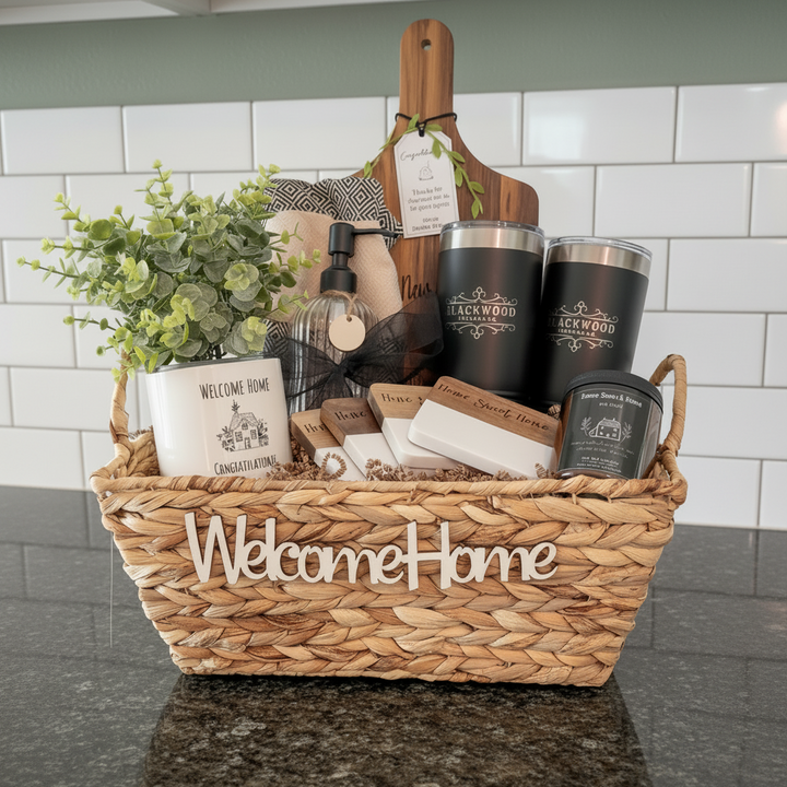 CUSTOM CLOSING GIFT BASKET | LEGACY CHARCUTERIE BOARD GIFT BUNDLE