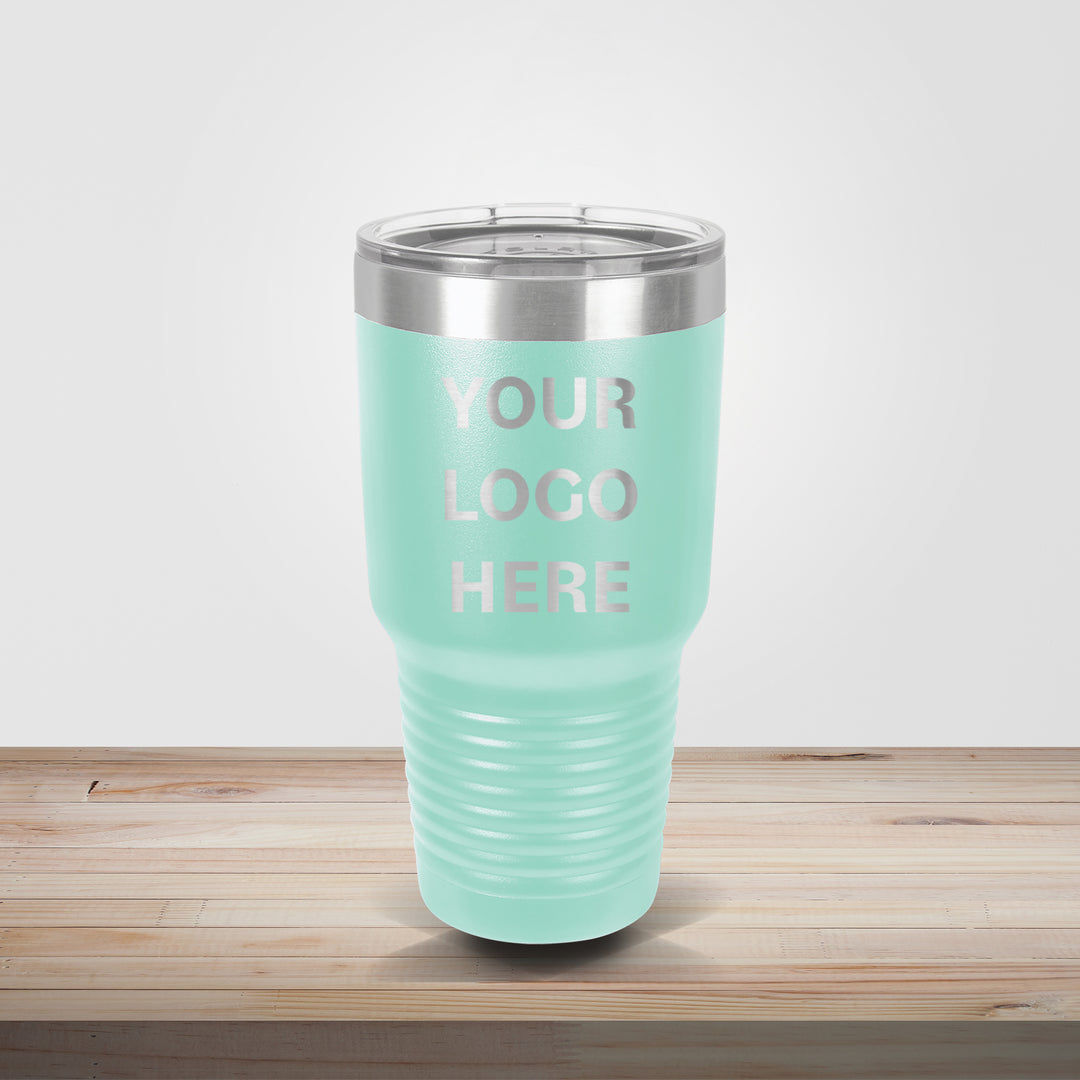 PERSONALIZED 30OZ TUMBLER CUSTOM ENGRAVED LOGO GIFT FOR BUSINESS AND EVENTS