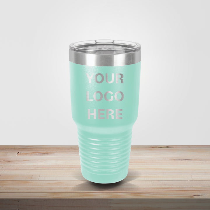 PERSONALIZED 30OZ TUMBLER CUSTOM ENGRAVED LOGO GIFT FOR BUSINESS AND EVENTS