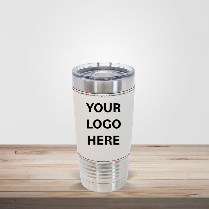 Custom engraved 20oz Polar Camel sports leatherette tumbler with baseball sports team design – personalized team gift drinkware
