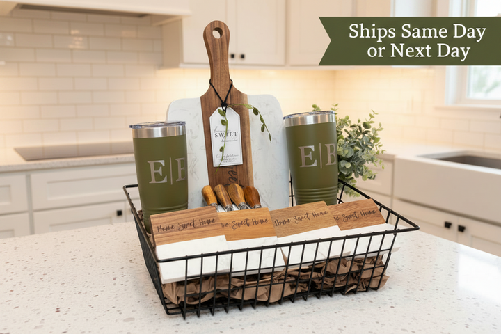 CUSTOM CLOSING GIFT SET | SIGNATURE PLUS CHARCUTERIE BOARD SET
