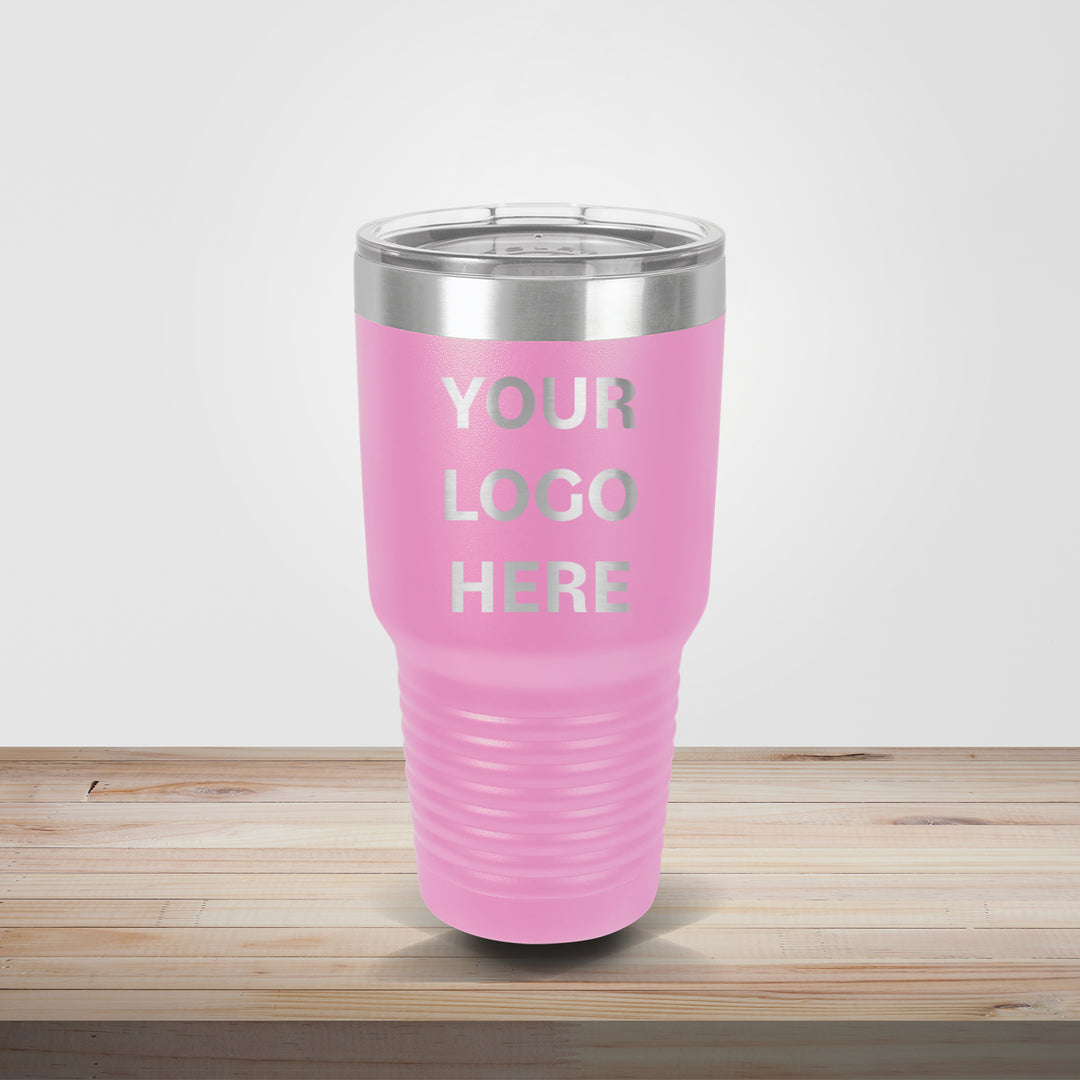 Light purple Polar Camel 30oz tumbler customized for wedding parties and personalized logo drinkware