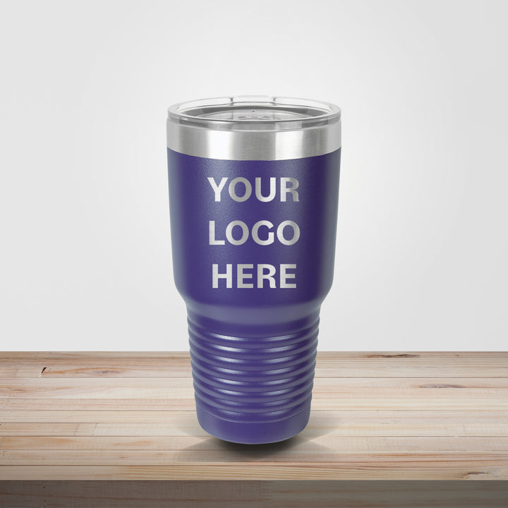 Purple Polar Camel 30oz tumbler personalized for bridal parties, bridesmaid gifts, and custom wedding drinkware